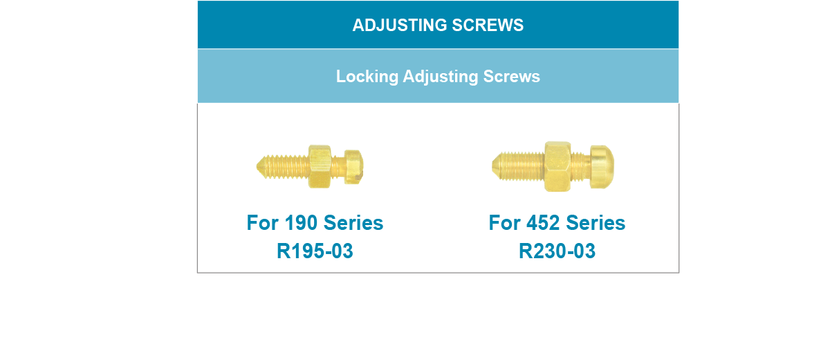 GENTEC Locking Adjusting Screws